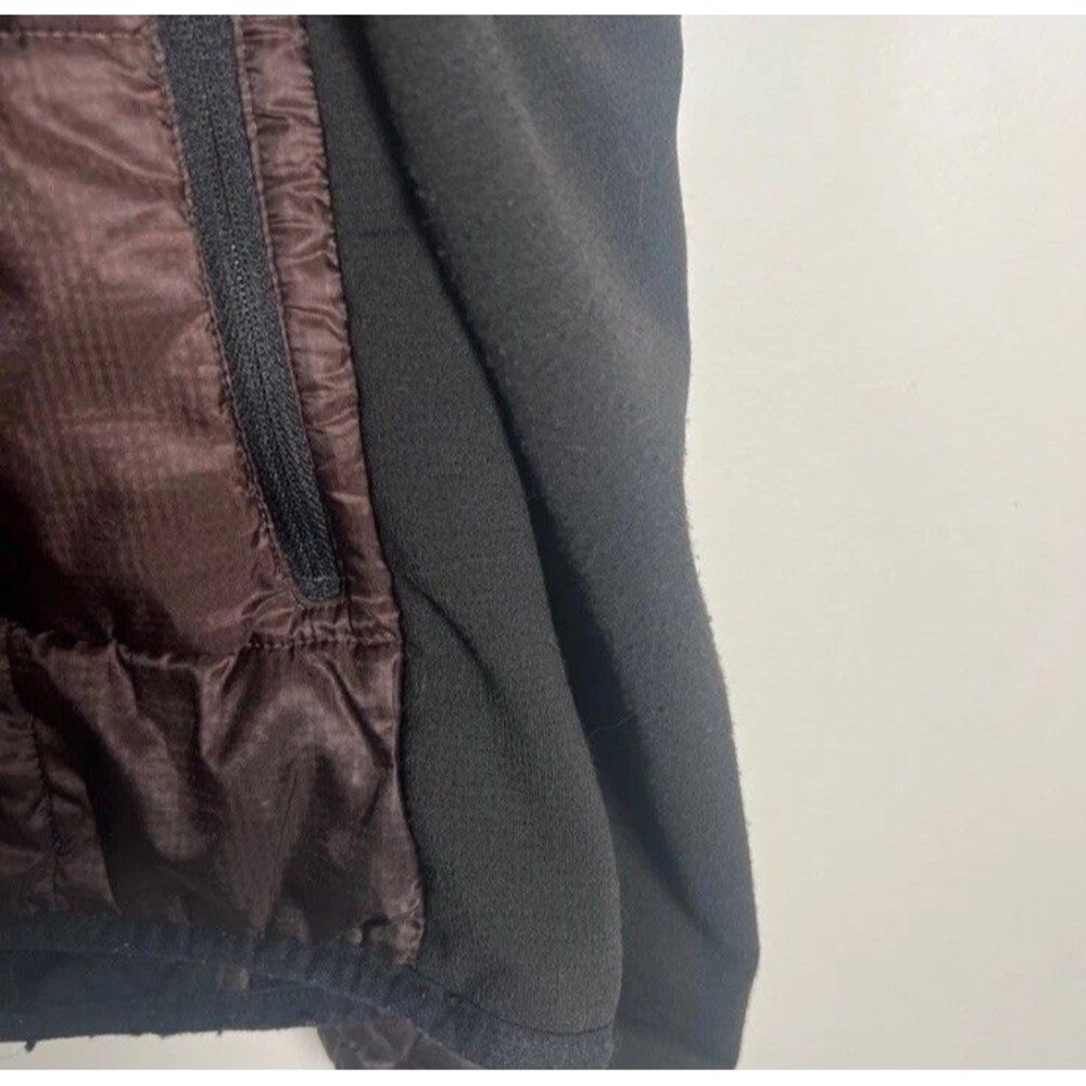 SMARTWOOL Jacket Men’s Large Hybrid Puffer Merino Wool Full Zip Black and Brown - Picture 9 of 13